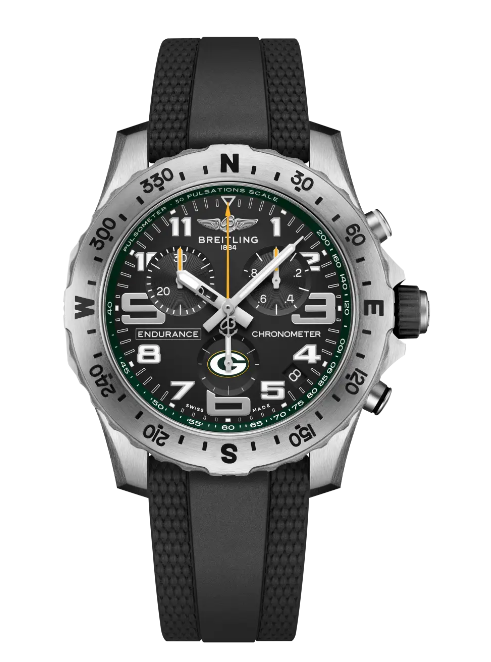 Review Breitling Endurance Pro 44 NFL Green Bay Packers Edition Replica watch E823106A1B1S1